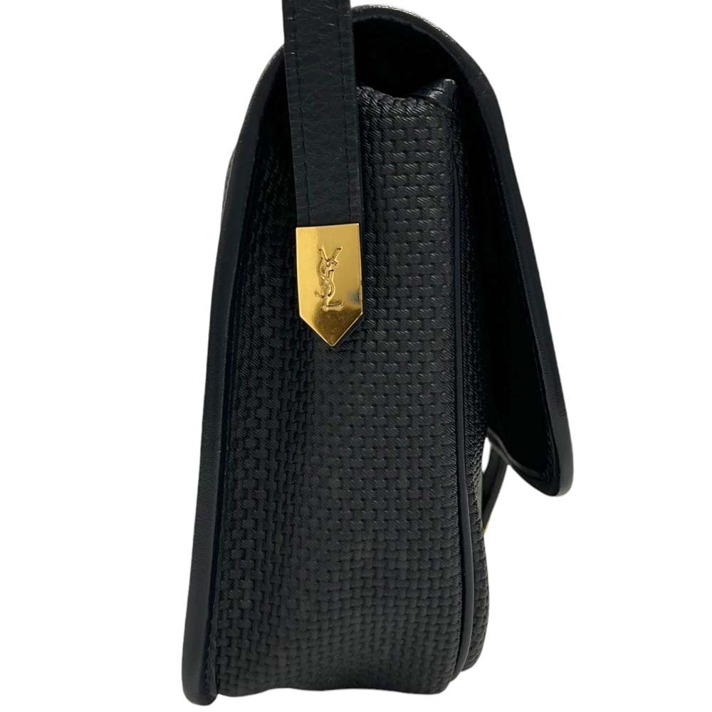 Yves Saint Laurent Leather Shoulder Bag Black - Picture 5 of 10